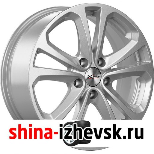 Колесный диск X-trike X113 7xR17 5×100 ET45 DIA67.1 серебристый в Ижевске